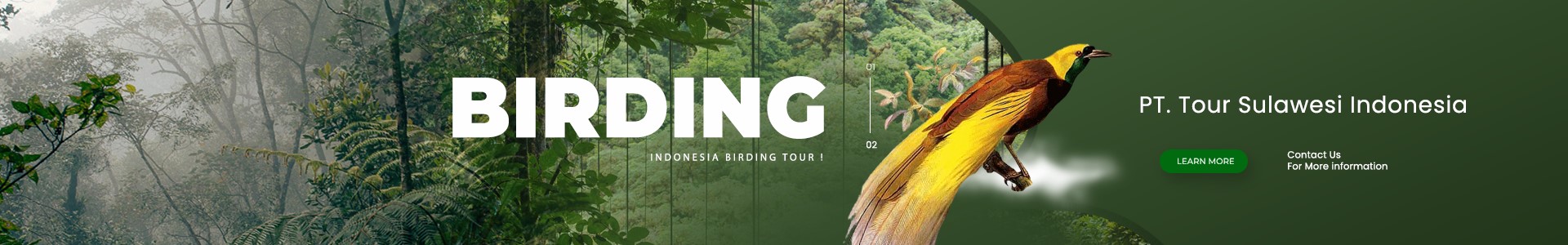 indonesia birding tour - subheader